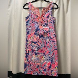 Lilly Pulitzer Lyssa Shift dress in Iris Blue / Shrimply Chic